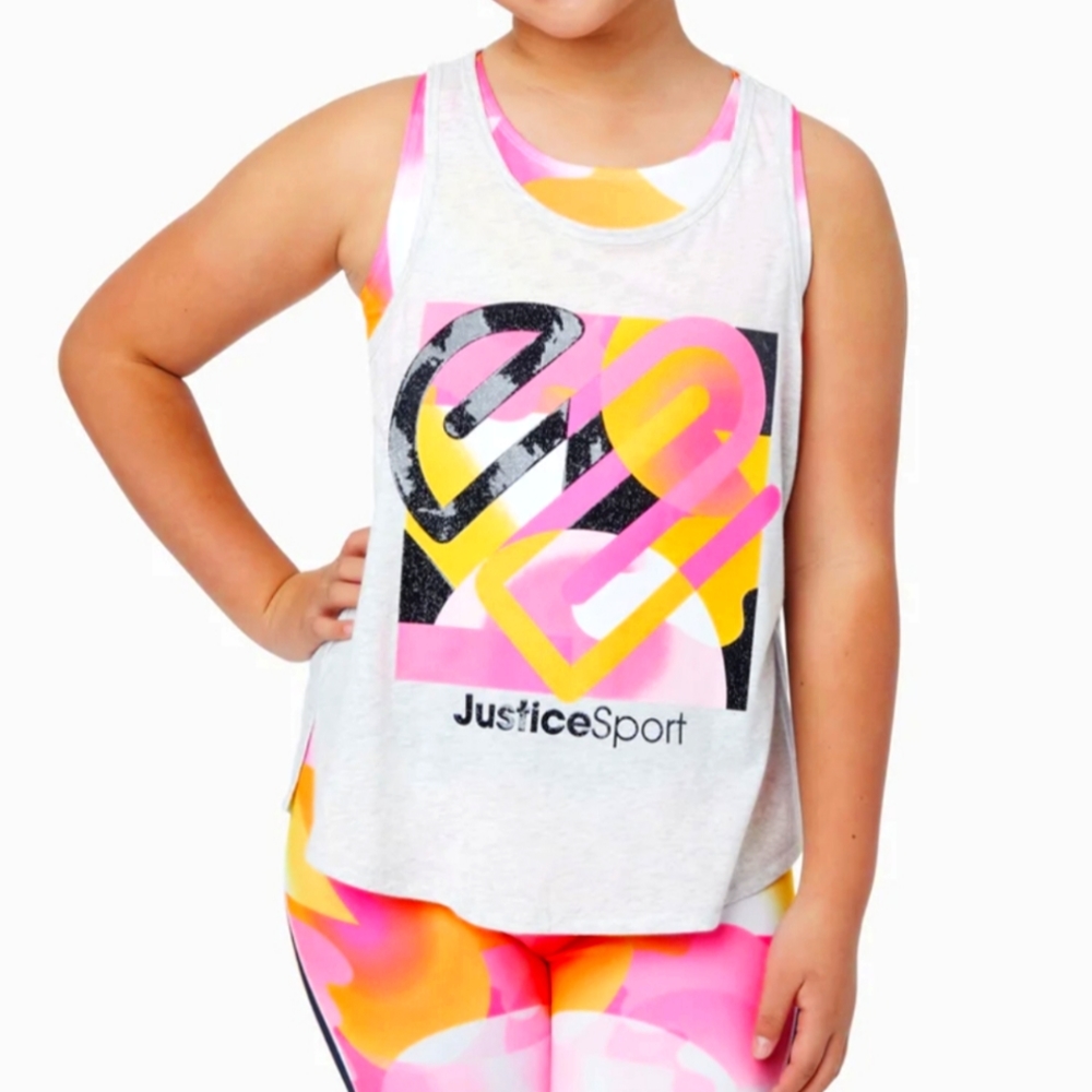 4 for $15 J Sport 2fer Tank (tank only) grey pink orange black white